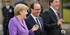 Меркел, Оланд и Ренци ще търсят рестарт на ЕС